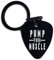 Lauthings Pump Your Muscle Workout Keyring Engraved Pick Keychain Art Metal Keyholder Pin