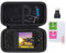 Khanka Estuche rígido de Transporte para Consola de Juegos portátil Retro RG35XX H Linux, Cubierta Protectora de Almacenamiento con 1 Adaptador HDMI, 1 Protector de Pantalla, Negro (Solo Estuche)
