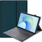 FKQLH Funda con Teclado para Xiaomi Pad 6S Pro 12,4'', QWERTY Layout Teclado Bluetooth Desmontable Inalámbrico Teclado Magnético Funda para Xiaomi Pad 6S Pro 12,4 Pulgada, Verde