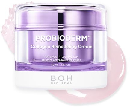 BIOHEAL BOH Probioderm Collagen Reforming Cream 50.0 ml (50 ml), Poren Versiegelungscreme mit 150.000 Kollagen Kapseln für eine feste und glatte Textur, leicht feuchtigkeitsspendend für ein P
