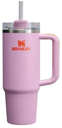 STANLEY Amethyst Quencher H2.0 FlowState Stainless Steel Vacuum Insulated Tumbler with Lid and Straw for Water, Iced Tea or Coffee (Amethyst, 30 oz)