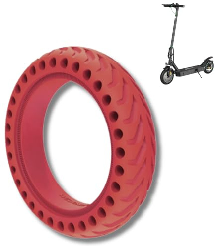 1 Reifen 8,5 x 2,0 solide 8,5 Zoll pannensichere rutschfeste Reifen für Elektro-Scooter (rot)