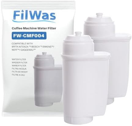 FilWas Water Filter Suitable for Fully Automatic Coffee Machine Siemens EQ3 EQ5 EQ7 EQ8 EQ9 Bosch VeroAroma Replacement for Brita Intenza TZ70033A Bosch TCZ7003 TCZ7033 NEFF C77V60 Series (2)