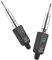 Btuty XLR 2.4 G Micrófono Inalámbrico Transmisor y Receptor, Sistema de Micrófono Inalámbrico Recargable para Mezclador de Audio, Guitarra Eléctrica, Bajo, Altavoz PA, Modos Ajustables, Micrófono