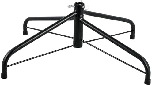 FONDOTIN Faltbarer Weihnachtsbaumständer Aus Metall Grün Stabiler Christbaumhalter Für Künstliche Bäume Installieren Und Platzsparend Für Weihnachtsdekoration