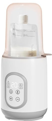 Portable Travel Bottle Warmer, Smart Temperature Control, Fast Heating & Defrosting Breastmilk & Baby Food, USB & Car-Compatible, Perfect For Outings & Indoor Use, 27x12x12.3cm