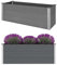 Festnight Hochbeet WPC 150x50x54 cm Hochbeete für Garten Balkon Terrasse Kräuterbeet Pflanzkübel Gemüsebeet Hochbeet Grau Blumenkasten Pflanzkasten