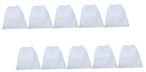 WRITWAA Salon Tool Cleaner Nail Dust Collector Bag Vacuum Nail Dust Collector 10pcs Non-woven Pouches