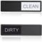 GlamRays Dirty Clean Dishwasher Magnet, Dishwasher Sign Clean Dirty Sign Magnet for Dishwasher (Black-White)