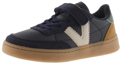 victoria Sneaker Oslo 1256106 | Lederoptik & Kontrast-Einsätze & Karamellsohle für Kinder Unisex