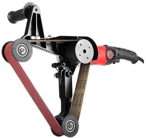 LwiftGal Lijadora Pulidora De Tubos De Acero Inoxidable con 6 Velocidades Ajustables, para PláStico, Aluminio, Hierro, Acero Y Metal With3sandingbelts