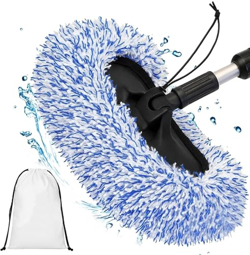 poraceous Funda Premium para Cepillo de Lavado de Autos, Microfibra Premium