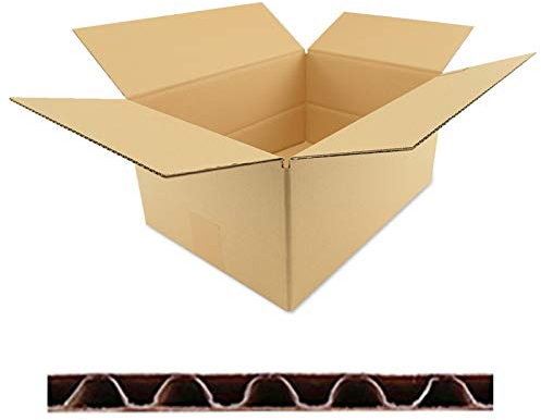 verpacking 100 Faltkartons Versandkartons DHL Kartons 330 x 240 x 160 mm, KK-60, 1-Wellig