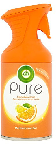 Air wick Desodorisant Maison Aérosol Pure Soleil de Méditerranée- Désodorisant 250 ml
