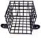 Black Steel Mesh Cage 5 inch Square Protect CCTV Camera External Cage/PIR/Flood Light - 13x13x13cm (Black)