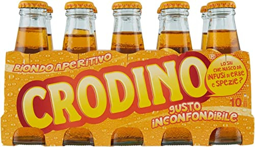 40x San pellegrino Crodino 100 ml Aperitif ohne Alkohol bitter aus italien