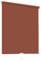 Springrollo Mittelzugrollo Schnapprollo Fenster Rollo Vorhang 16 Farben Breite 62-242 cm Höhe 160 und 230 cm Blickdicht lichtdurchlässig Sonnenschutz Sichtschutz Blendschutz (122 x 160 cm Braun)