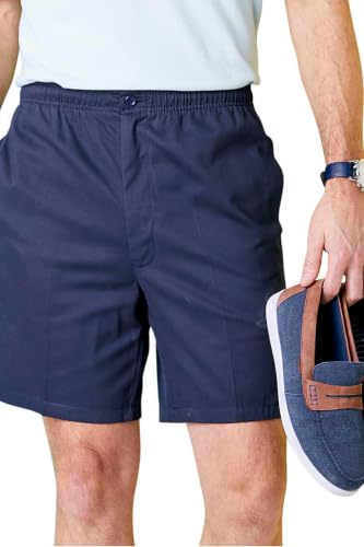 Chums Men's Elasticated Waist Rugby Shorts Navy
