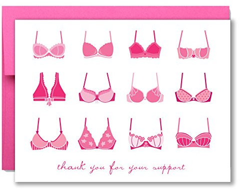 Two Poodle Press Breast Cancer Cards for Breast Cancer Awareness | 20 Breast Cancer Thank You Cards with Envelopes, Cancer Survivor, Breast Cancer Pink Ribbon Cards
