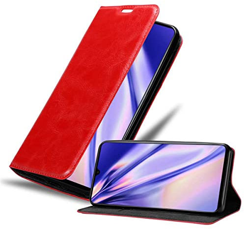 Cadorabo Funda Libro para Huawei Mate 20 X en Rojo Manzana - Cubierta Proteccíon con Cierre Magnético, Tarjetero y Función de Suporte - Etui Case Cover Carcasa