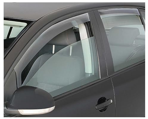 OMAC Windabweiser für BMW X1 E84 2009-2015 Acryl Dunkel 4tlg | Regenabweiser, Schützt vor Regen und Spritzwasser, waschstraßenfest