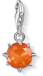Thomas Sabo Damen-Charm-Anhänger Geburtsstein Januar 925 Sterlingsilber