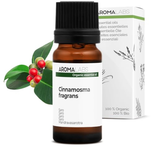 Bio - Saro Essential Oil - 10mL - 100% Pure, Natural, Chemotyped and AB/Cosmos Certified - AROMA LABS (French Brand)