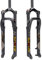 BUCKLOS Forcella di sospensione pneumatica Fat Bike da 660,6 cm, corsa da 120 mm, mozzo spaziatura 135 mm 28,6 mm, tubo dritto, blocco corona 9 mm, forcella anteriore ultra leggera, adatta per bici da