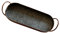 Cabilock Platos Antiguos Bandeja de Hierro de Metal Industrial Bandeja de Servicio con Mango Bandeja de Mesa de Café para La Entrada de La Joyería Decoración Vintage