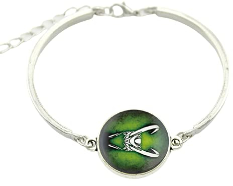 Loki God of Mischief Armband im Vintage-Stil für Herren