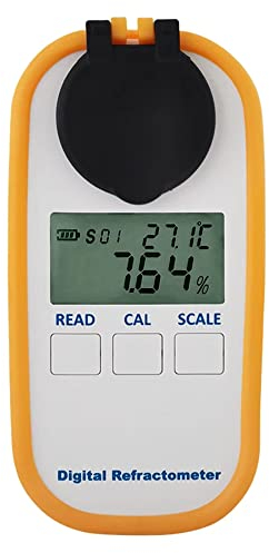 KELUNIS Automatisches digitales 2-in-1-Refraktometer für Kaffee-Aräometer Brix TDS Messbereich Zuckergehalt 0~90% für die Zuckeranalyse