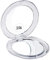 Mirrorvana Espejo Aumento 15X Portatil - Espejo de Bolsillo Pequeño para Mujer - Espejo de Viaje Plegable de Gran Aumento (8 cm)