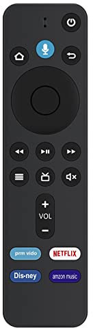 VINABTY L5B83G Replaced Remote Control fit for TV Stick 4K Max, TV Cube (1st Gen, 2nd Gen), TV (3rd Gen), TV Stick Lite, TV Stick (2nd Gen, 3rd Gen) with Voice Search(Retrofitted model)