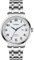 SINOBI Klassisches Geschäft Herrenuhren Arabische Ziffern Easy Reader Armbanduhren für Männer mit Kalenderdatum Wasserdicht (Silver-Blue- Steel Band)