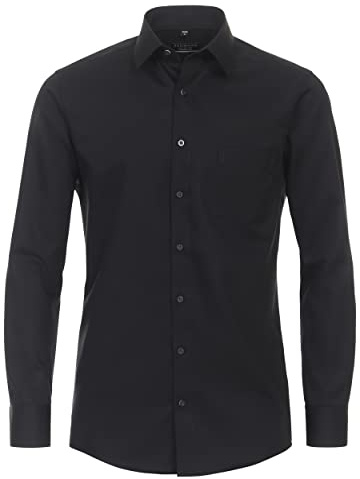 Redmond Businesshemd Uni Comfort Fit 90 schwarz 3XL