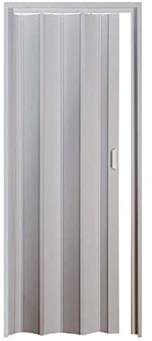 Puerta plegable de interior en kit de PVC Gris 82x220 cm mod. Simona