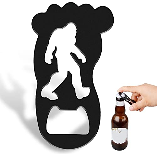 Hosrnovo Flaschenöffner, 9,4 cm, robust, flach, Bigfoot-Bierflaschenöffner, Zubehör für Zuhause, Küche, Bar und Barkeeper, cooles Bigfoot-Geschenk für Männer, Vater und Vater