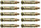 Tradeals M6 (10 Piece) Expansion Bolts Rawl Plugs Concrete Ground Anchor Bolts Ideal for Construction Automotive & DIY Precision Fully Threaded Secure Hold Concrete Machinery & Furniture M6 x 60mm