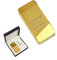 Personalised Engraved Reflective Gold Electric Lighter, Arc Lighter, Comes with Presentation Box, USB Rechargeable, Any Message Design, Gift for Him, Engraved in The UK