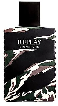 Replay - Signature For Man Eau de Toilette - Intensiver und warmer Herrenduft mit dynamischem Charakter, holziger Duftnote - würzig. Flasche mit 30 ml
