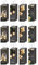 Tradineur - Pack de 12 Bolsas de Papel Decoradas para Botella de Vino, Ref. 17201, Asas de Cuerda, Guardar, Regalar, Envolver champán, Navidad, 36 x 12,5 x 8,5 cm, diseños aleatorios