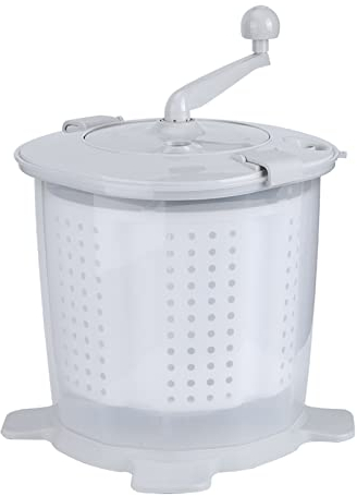 Lavatrice, ABS Velocità di Rotazione 1200 Giri/min Mini Lavatrice Manuale con Cestello di Disidratazione Maniglia Girevole a velocità Lavatrice per Piccoli Vestiti Biancheria