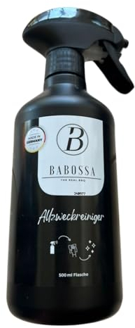 BABOSSA Allzweckreiniger – Made in Germany | Effektiver Grillreiniger, Backofenreiniger & Küchenreiniger | Entfernt Fett & Schmutz – Anti-Fingerprint-Effekt | 500ml |