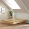 Terre de Nuit Sommier kit en Bois Massif Naturel 140x190