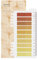 Ordinate 200 Stück Sticky Notes, Transparent Haftnotizen zum Markieren, Haftstreifen, Seitenmarkieren, Ästhetischer Haftnotizzettel, Full Color of Gradient (F-200 Stück Tangerine Gold)