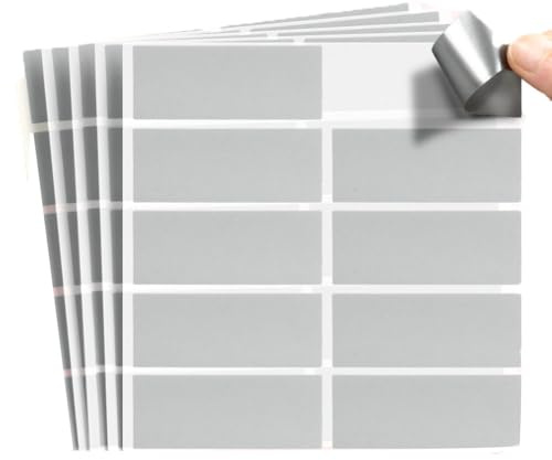 Armastuse Scratch Sticker 200 Pezzi Adesivo Da Grattare Adesivi Gratta,Vinci Etichette Adesive Rettangole Etichette Gratta