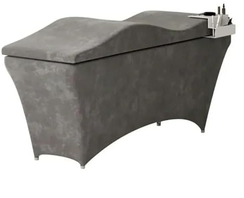 HATJZRUM Gebogene Matratze Bettauflage Beauty Salon Bettbezug Samt Massage Tisch Topper Matratzenbezug Bettbezug(Gray)