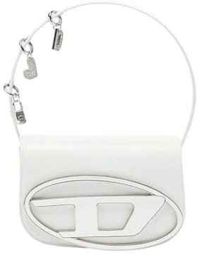 Diesel Donna Borsa A Spalla X08396P9249 Poliuretano Bianco Taglia Unica
