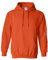 Gildan Herren-Kapuzen-Sweatshirt mit Beuteltasche, Orange, 5XL
