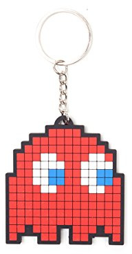 Bioworld Pac-Man - Blinky Rubber Keychain